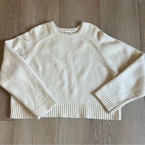 Open edit Cream Sweater for Women size L